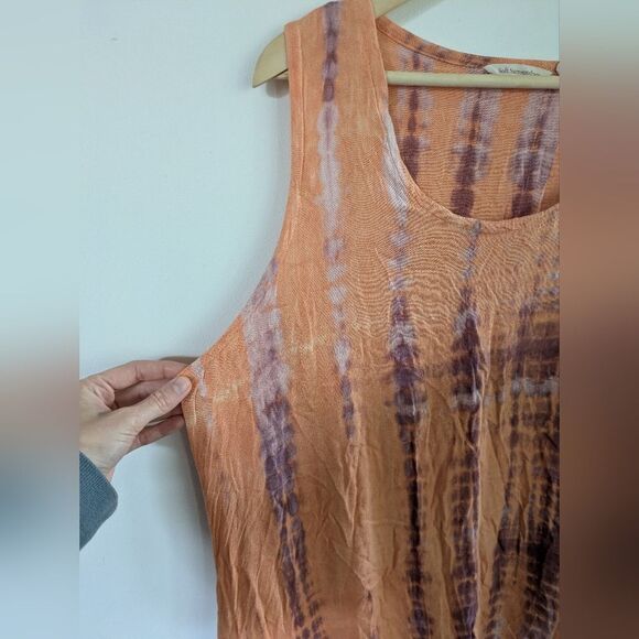 Soft Surroundings Found Paradise Heavenly Soft Tie Dye Midi Tank Dress 1X - Picture 2 of 4